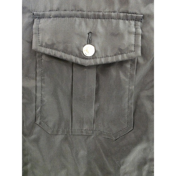 Dutyman Jacket Mens Large Black Nylon Police Duty Uniform Zip Pockets Work - Picture 4 of 9